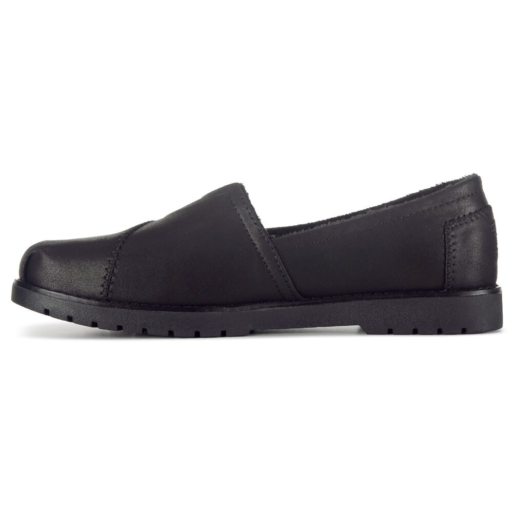 Женские слипоны BOBS Chill Lugs среднего/широкого размера Skechers, черный — фото 3