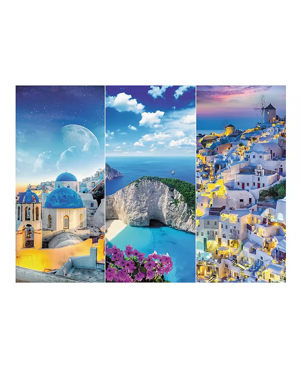 

Красный пазл из 3000 деталей – Греческие праздники Trefl, multi-color