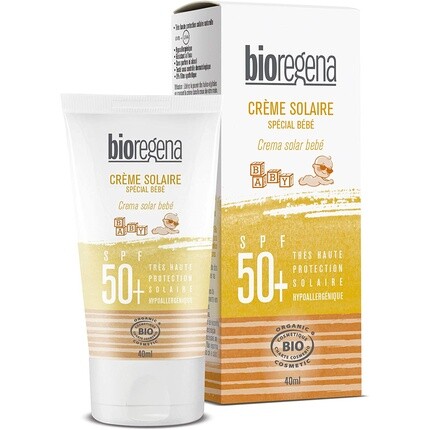 

Детский солнцезащитный крем Spf50+ 40мл, Bioregena