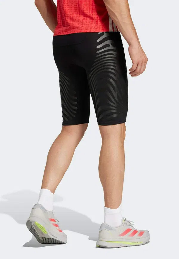 Тайтсы беговые Adidas Performance Adizero control short short running, черный — фото 2