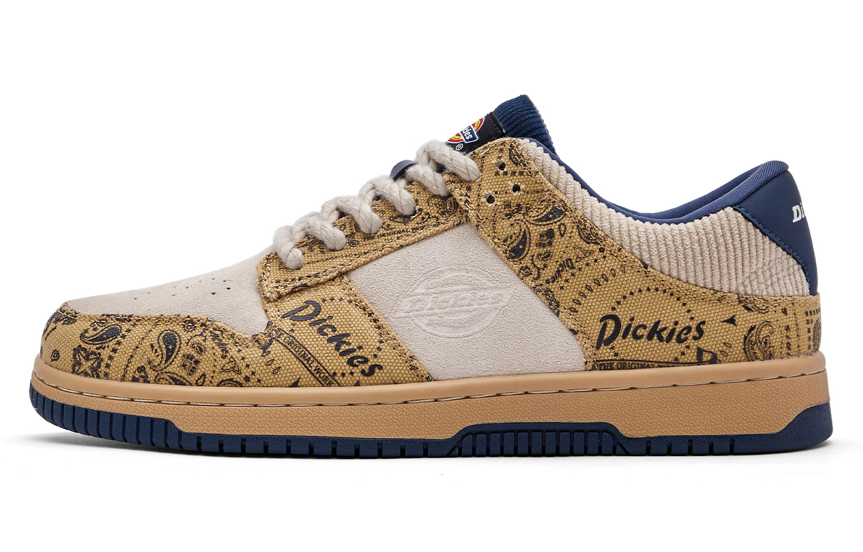 

Dickies Низкие мужские кроссовки для скейтбординга, пшенично-желтые