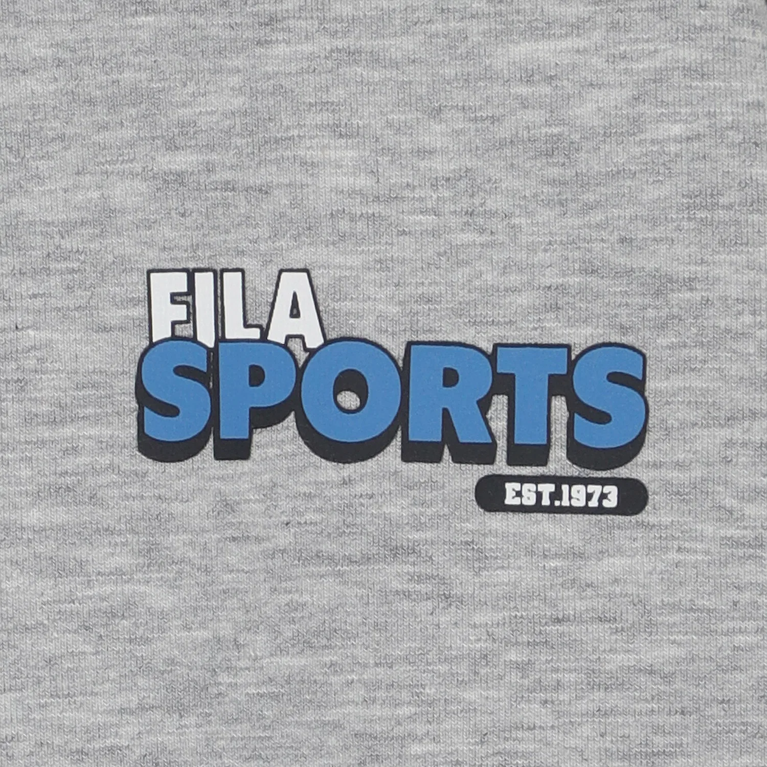 Детский серый свитшот с надписью от Fila Kids — фото 4