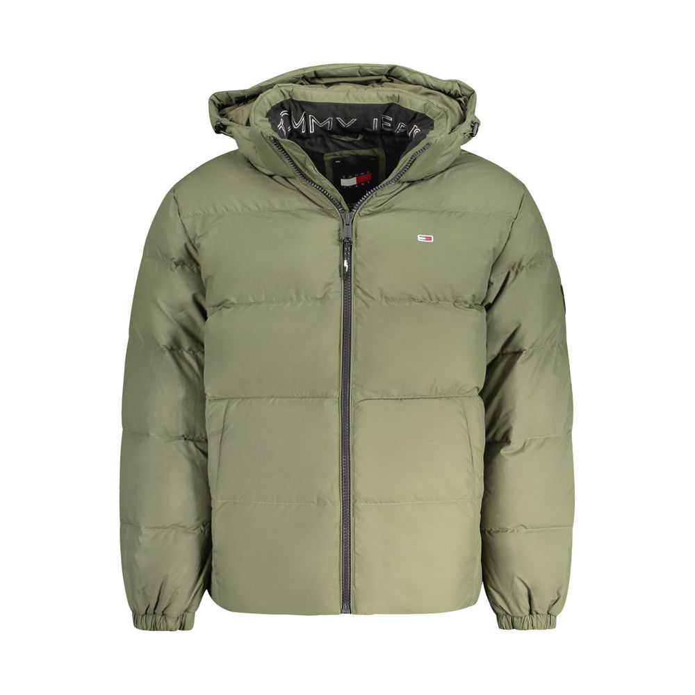 

Зеленая мужская куртка из полиэстера Tommy Hilfiger