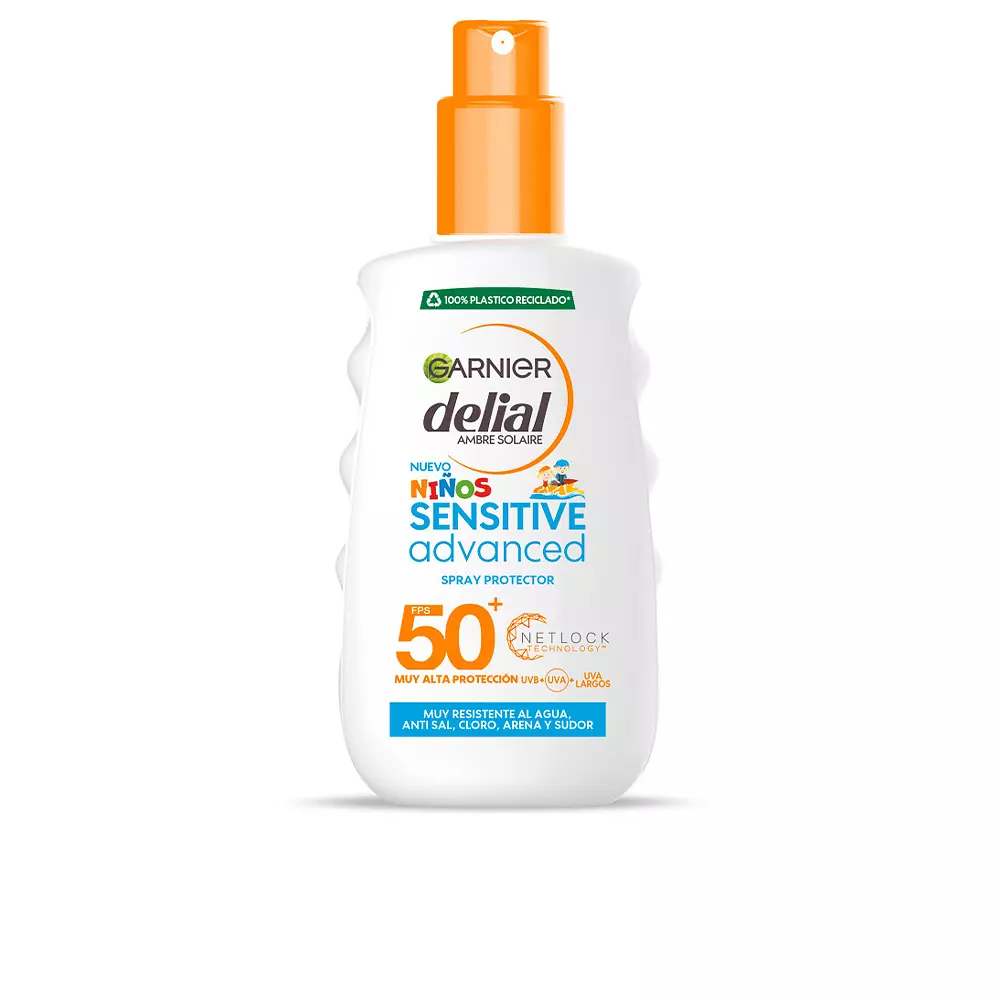 

Солнцезащитный крем Niños Sensitive Advanced Spf50+ Spray Garnier, 200 мл