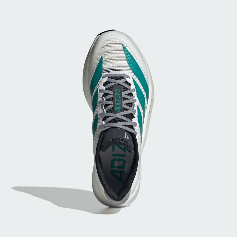 Кроссовки Adidas Adizero Boston 13 Shoes, цвет Cloud White/Pure Teal/Grey — фото 2