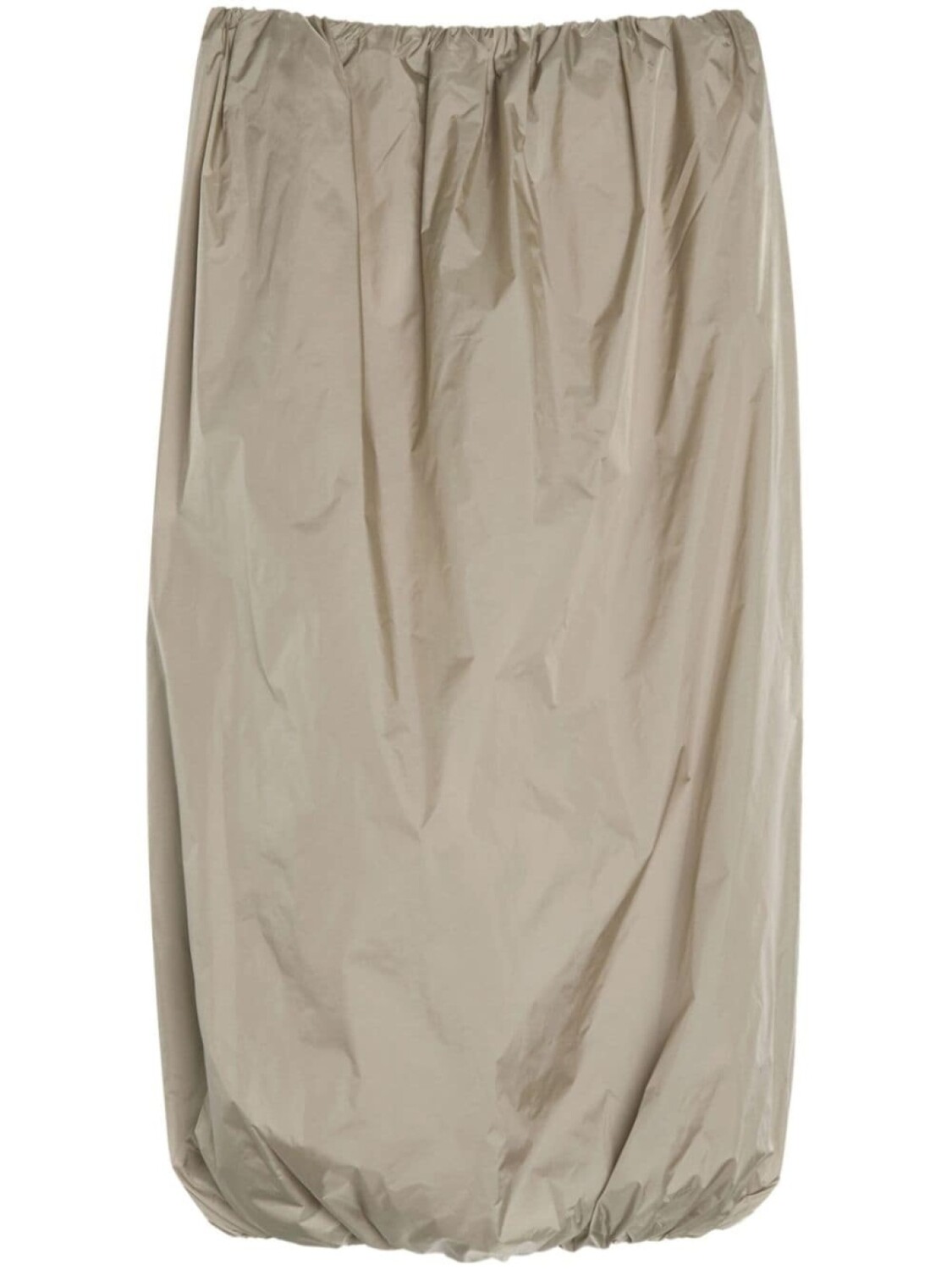 

Присборенный топ с эластичной окантовкой Amomento, серый