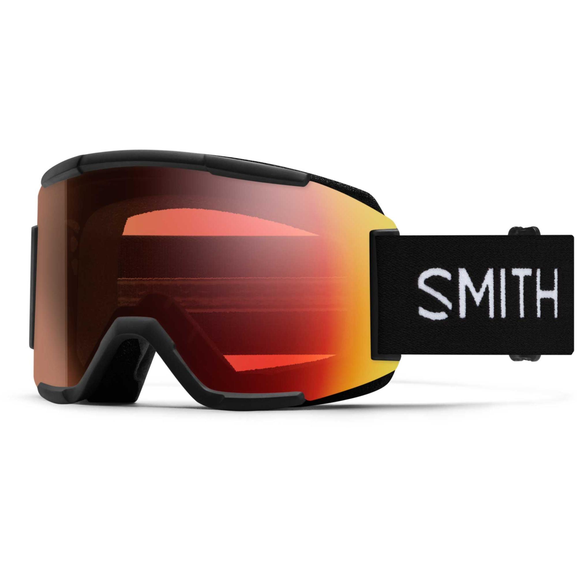 

Снежные очки команды Smith, Black/ChromaPop Pro Photochromic Red Mirror