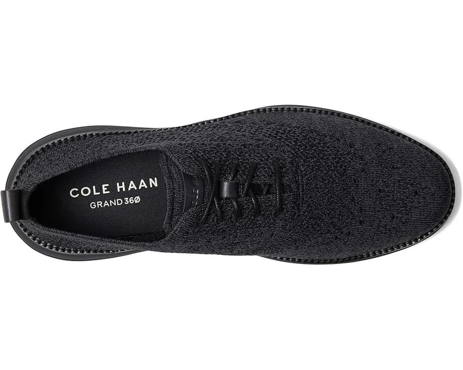 Оксфорды Cole Haan Grand Hurrion Stitchlite Wing Tip Oxford, Black/Periscope/Black — фото 2