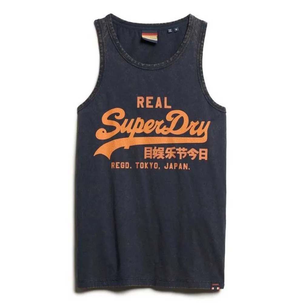 

Футболка без рукавов Superdry Vl Cali, синий
