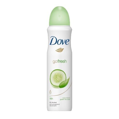 

Dove, Go Fresh Cucumber & Green Tea, аэрозоль-антиперспирант, 250 мл