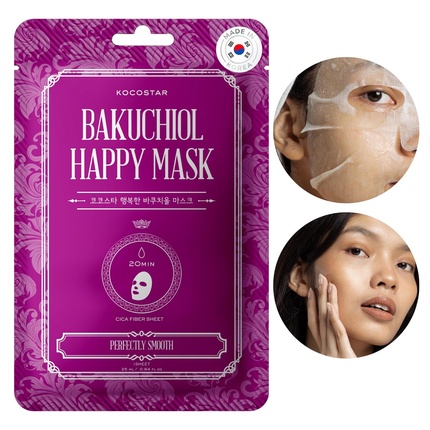 Маска для лица Kocostar — Bakuchiol Happy Mask Балансирующая корейская — фото 2