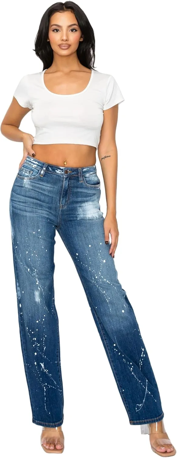 

Джинсы Aphrodite Flare Bell Bottom для женщин, супер высокая посадка, широкие клеш