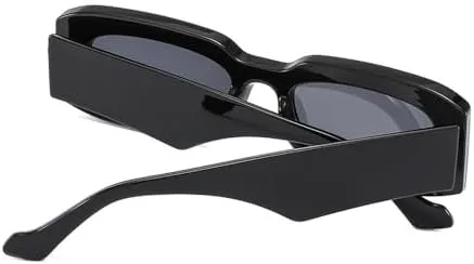 

Маленькие прямоугольные солнцезащитные очки для мужчин и женщин, с широкими дужками, дорожные солнцезащитные очки, винтажные ретро, ​​UV400 MTZJH, Mottling