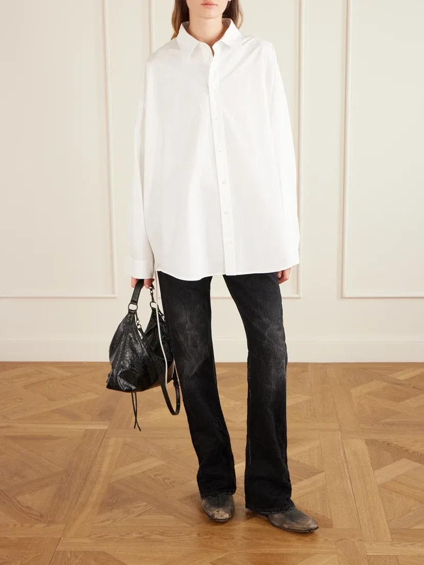 Ковбойские ботинки BALENCIAGA Memphis из состаренной кожи, черный — фото 4