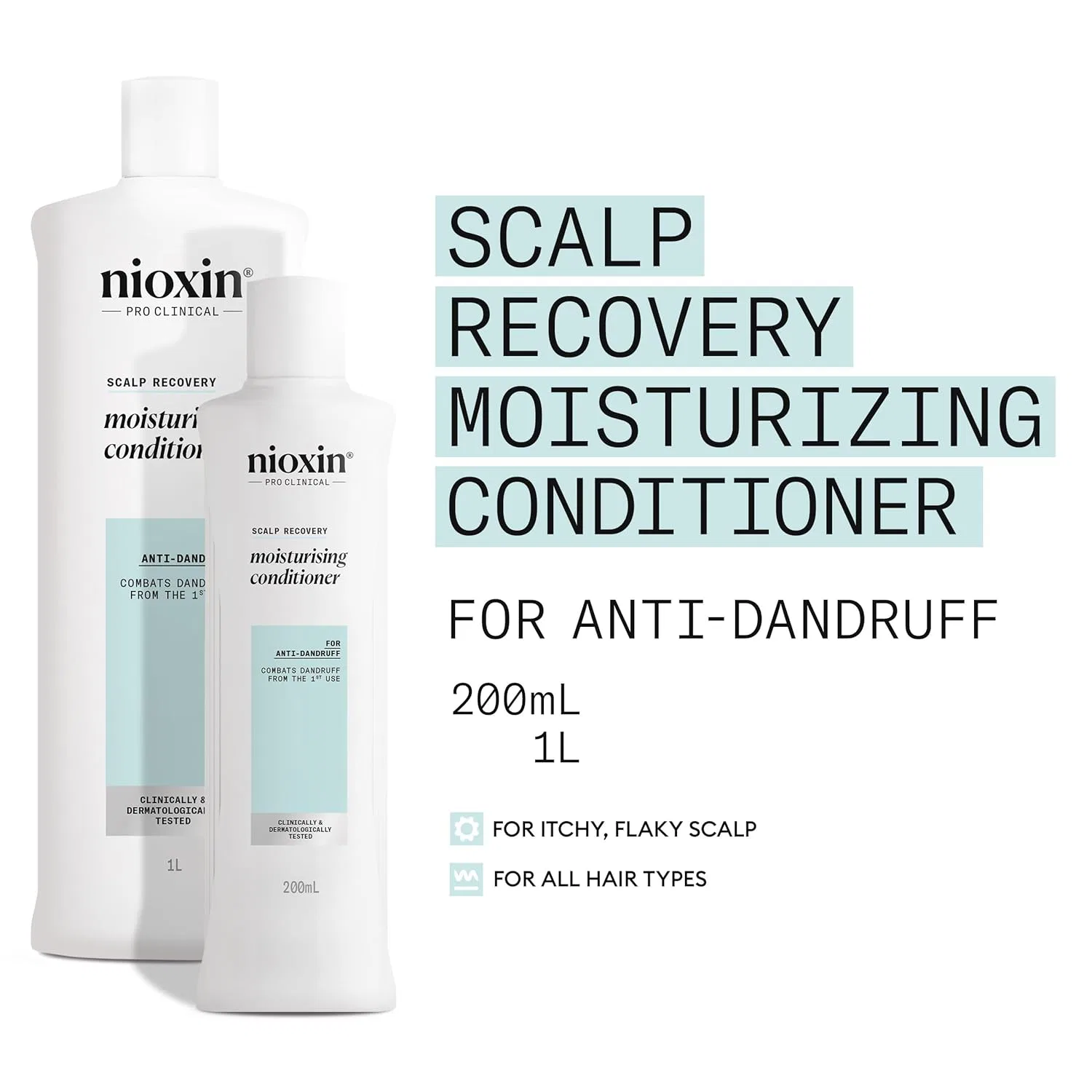 Увлажняющий кондиционер Nioxin Scalp Recovery против зуда и сухости кожи головы, 1 л Nioxin — фото 2