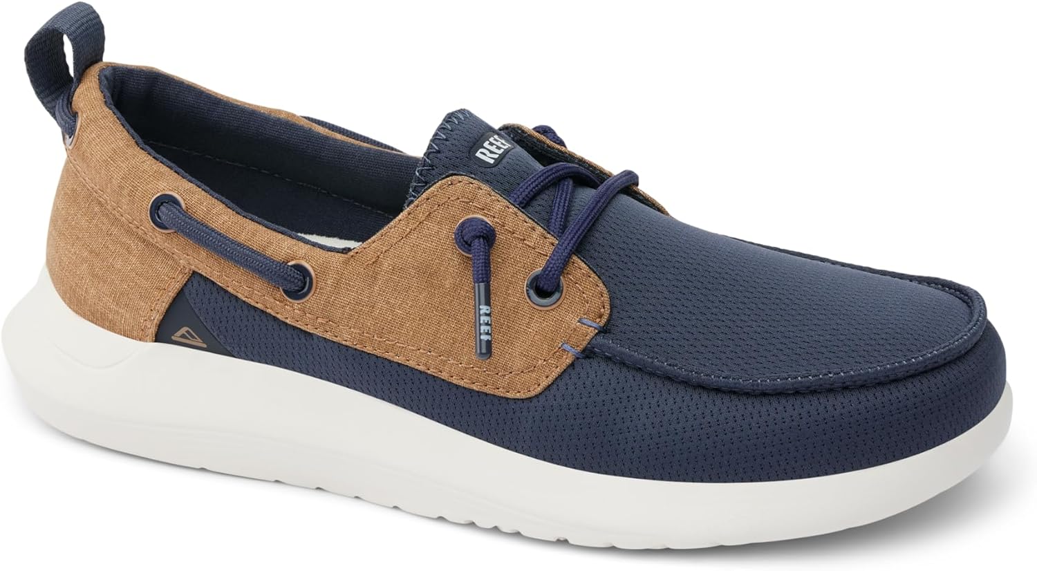Мужские кроссовки REEF Swellsole Valle, легкие и дышащие, с стелькой из пеноматериала с эффектом памяти, синий/бежевый/темно-синий — фото 2