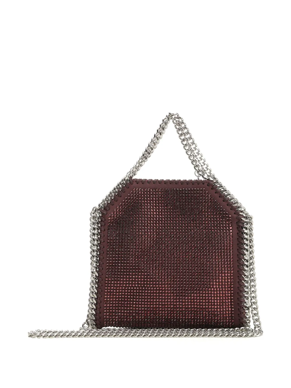 Сумка-шоппер Falabella, украшенная стразами STELLA MCCARTNEY, красный — фото 2