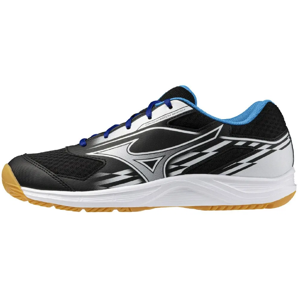 Кроссовки для настольного тенниса «Crossmatch Smash» от Mizuno, White X Black — фото 3