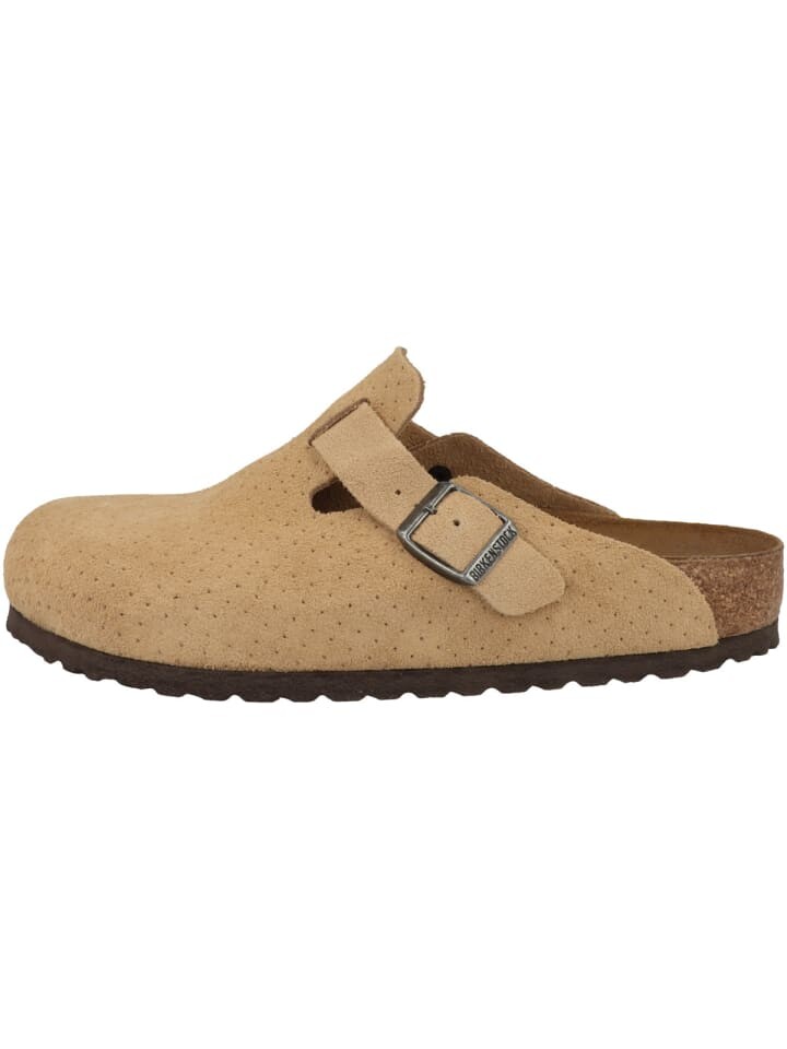 

Сабо Birkenstock Boston Veloursleder normal, бежевый