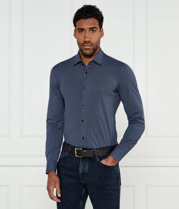 

Рубашка Boss P Hank Kent Slim Fit, синий