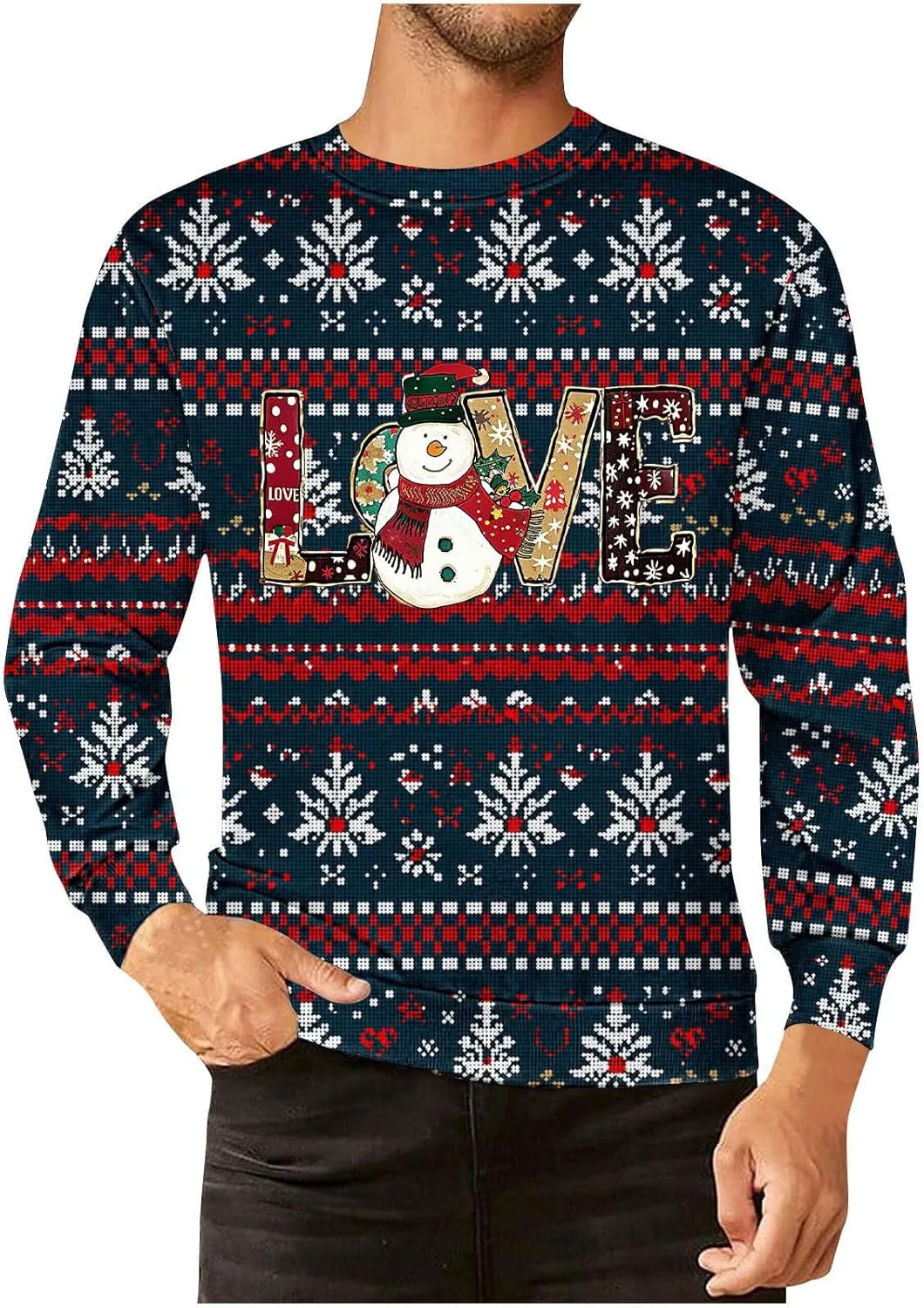 

Длинная футболка с длинным рукавом для мужчин с принтом