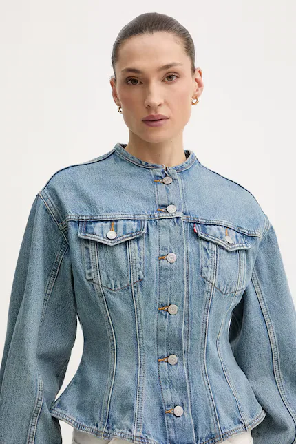 Куртка джинсовая SCULPTED Levi's, синий — фото 4