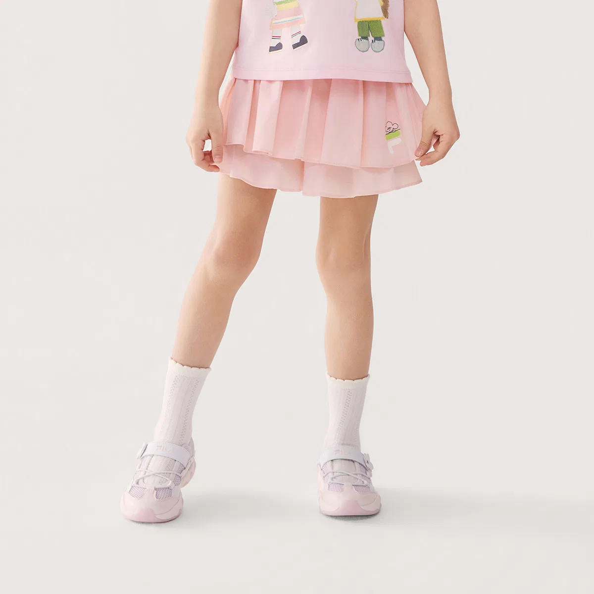Юбка детская FILA KIDS Refreshing Pink — фото 3
