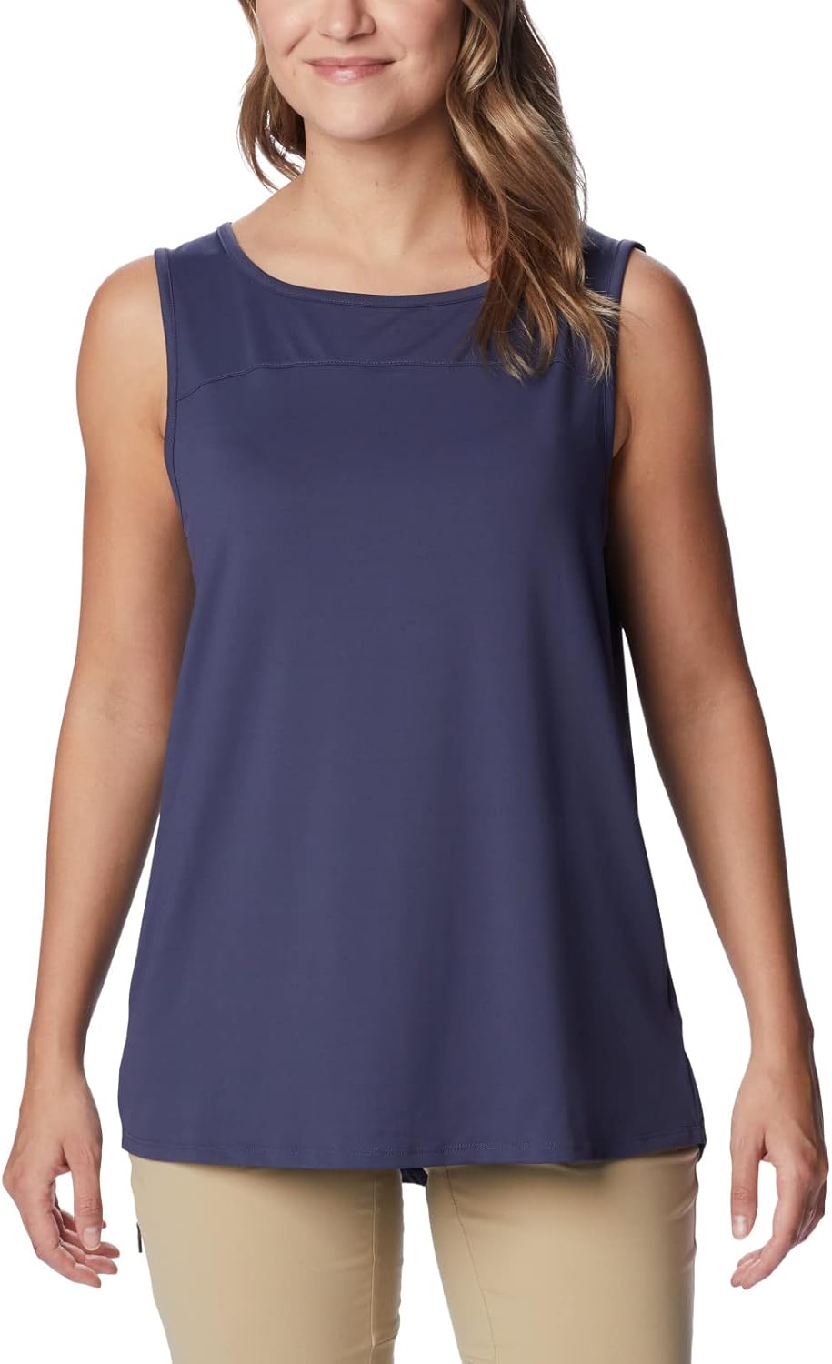 

Женская майка Columbia Chill River от Columbia, влагоотводящая, с защитой от солнца, Nocturnal