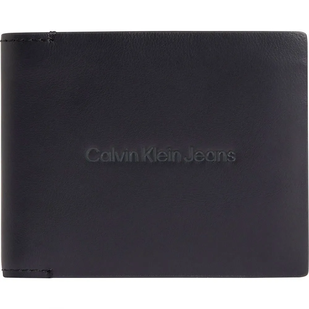 

Кошелек Calvin Klein Jeans Logo Print Bifold Id, черный