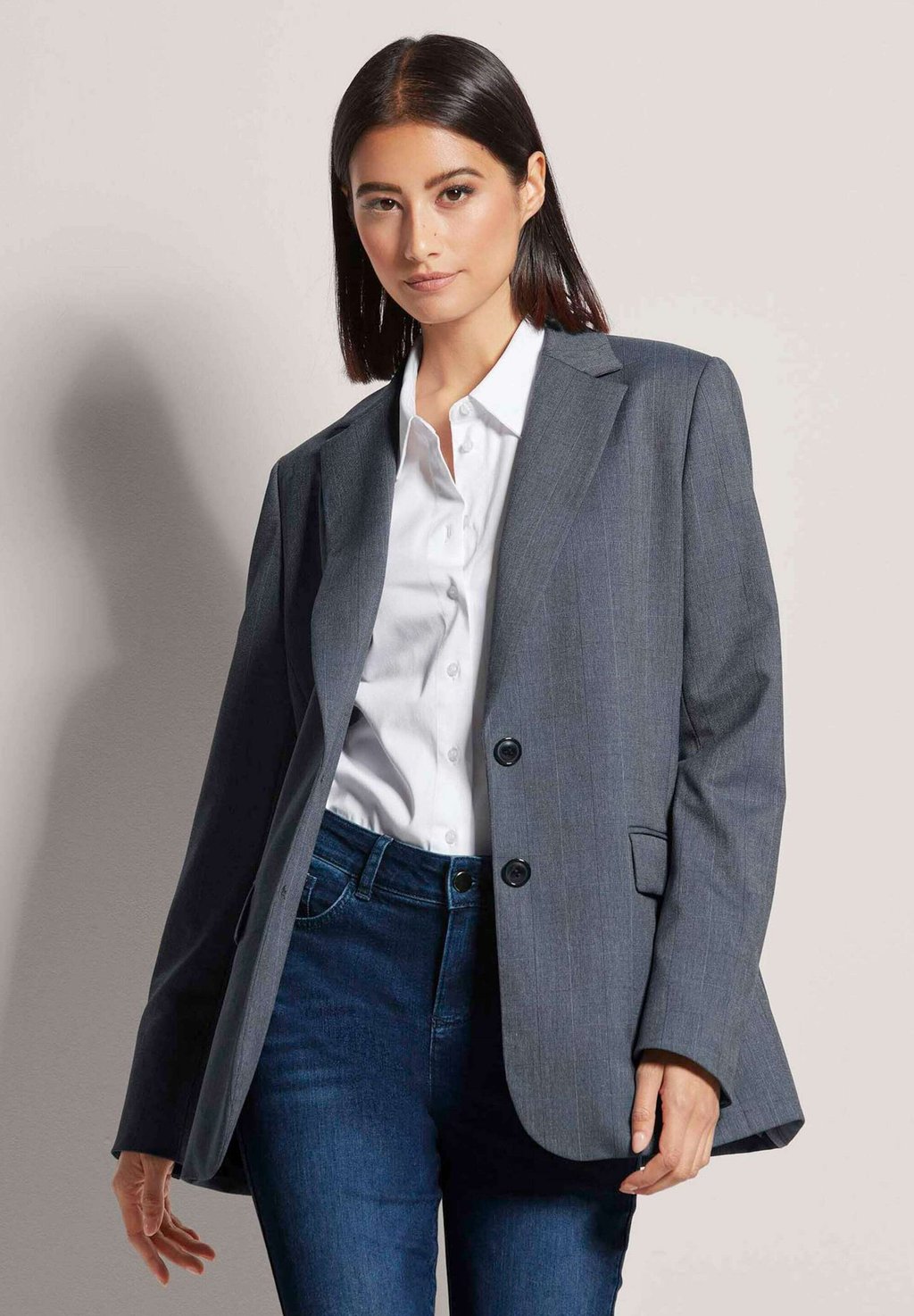 

Короткое пальто MADELEINE, цвет Misty Blue Graphite Melange