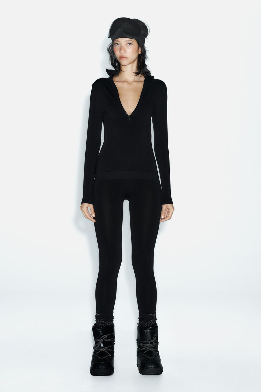 

Термофутболка из коллекции ski ZARA, черный