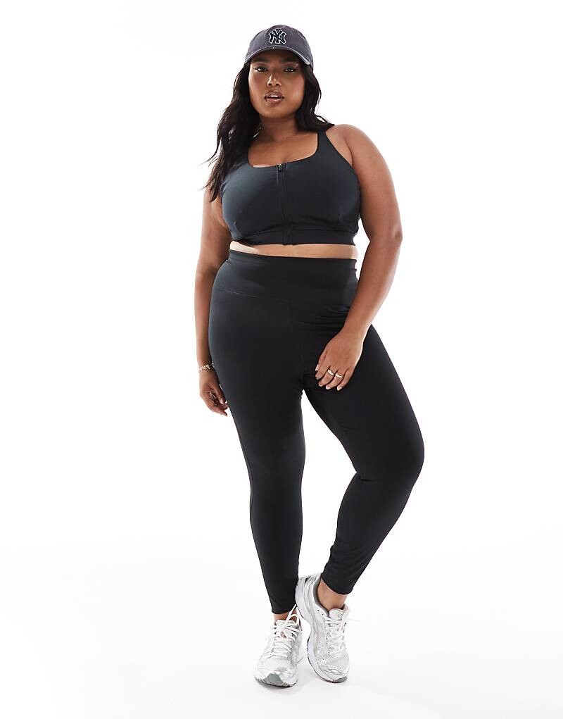 

Черные леггинсы для спортзала ASOS 4505 Curve Icon Bum Sculpt