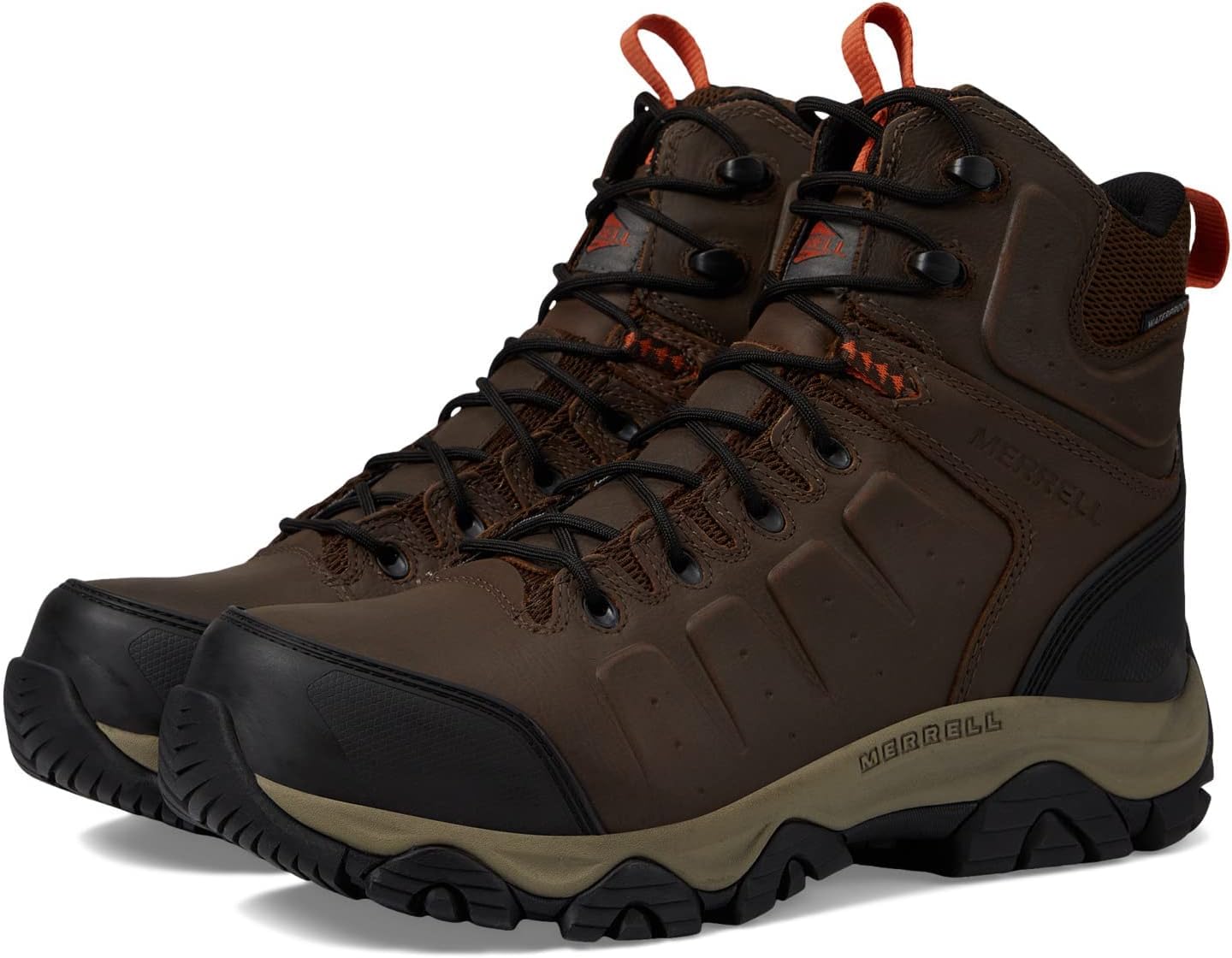

Мужские ботинки Merrell Phaserbound 2 Mid Waterproof с углеродным волокном, оранжевый