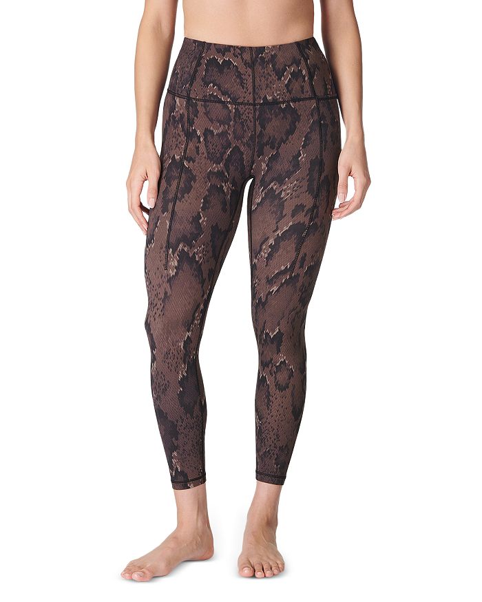 

Супермягкие леггинсы для йоги 7/8 Sweaty Betty, коричневый