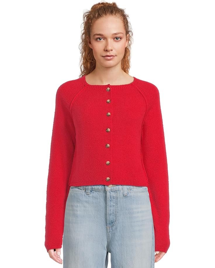 

Свитер Free People Sydney Shrunken Cardi, цвет Atlas Red