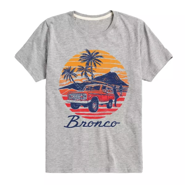 

Футболка с принтом Ford Bronco Sunset для мальчиков 8-20 лет Licensed Character, серый