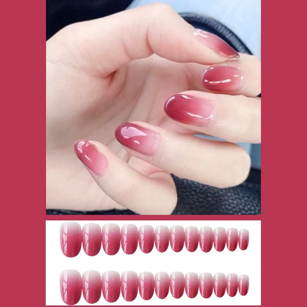 Женские короткие накладные ногти Xushiwanju