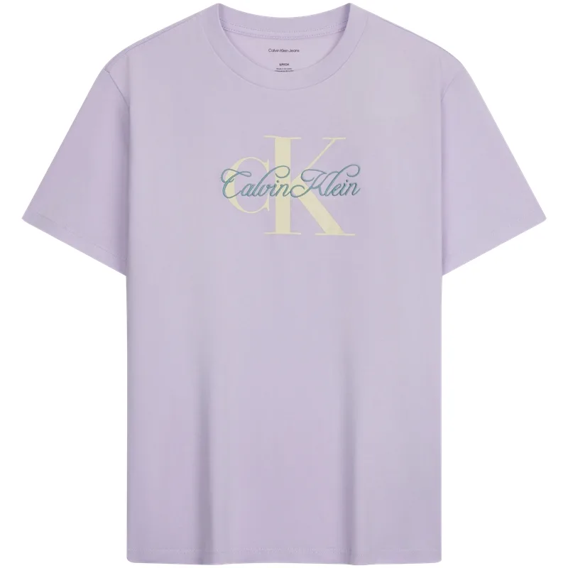 Футболка женская с круглым вырезом Calvin Klein, 3OQ-Lavender