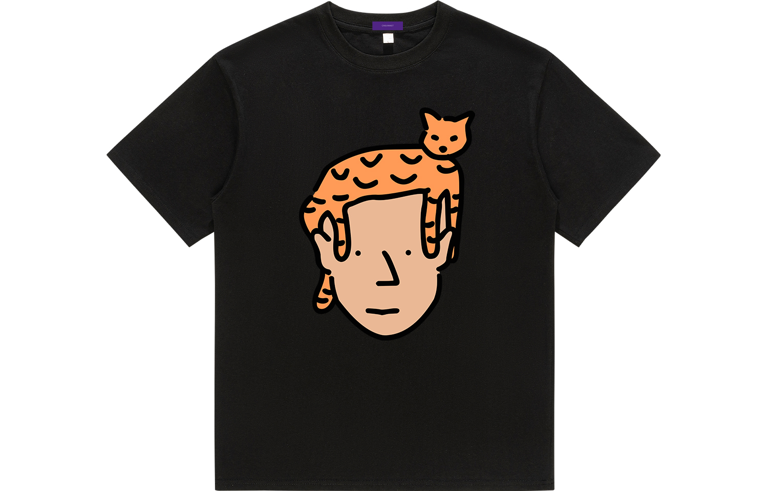 

Футболка унисекс ONEANNET, абрикосовая