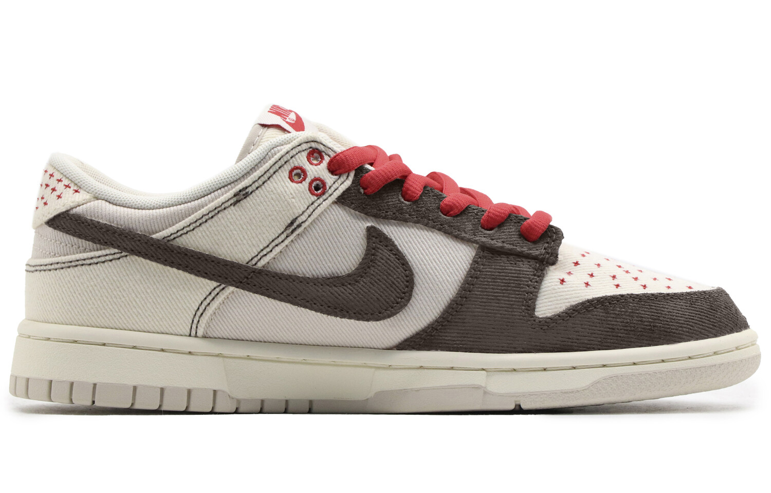 

Кроссовки Nike Dunk Skateboard Shoes Men Low-Top White Brown
