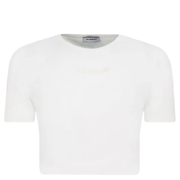 Укороченная футболка Pinko Up, белый