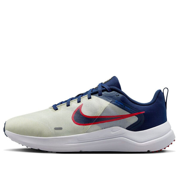 

Кроссовки downshifter 12 road running shoes 'white red midnight navy' Nike, синий