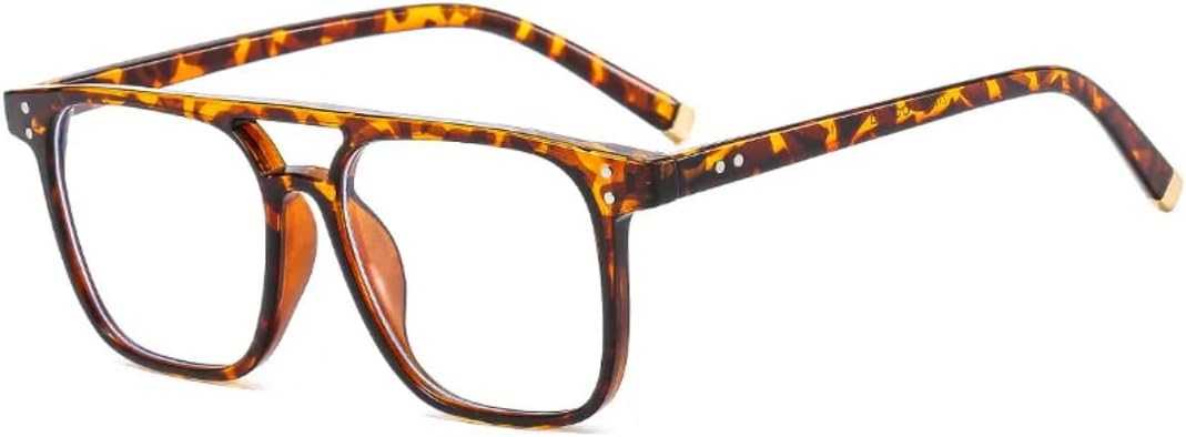 

Ретро-модные панк-солнцезащитные очки для женщин и мужчин, классические винтажные, с защитой от УФ-излучения UV400, для использования на открытом воздухе VFDHN, Leopard Clear