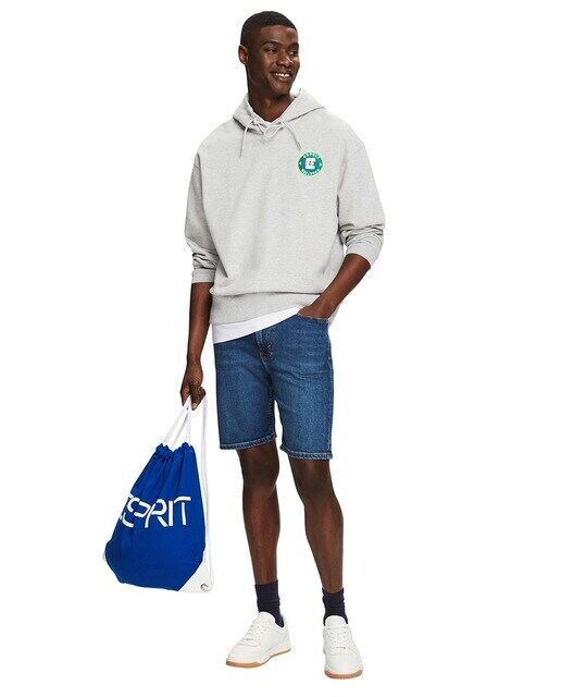 

Мужские демин шорты обычного кроя Esprit, синий