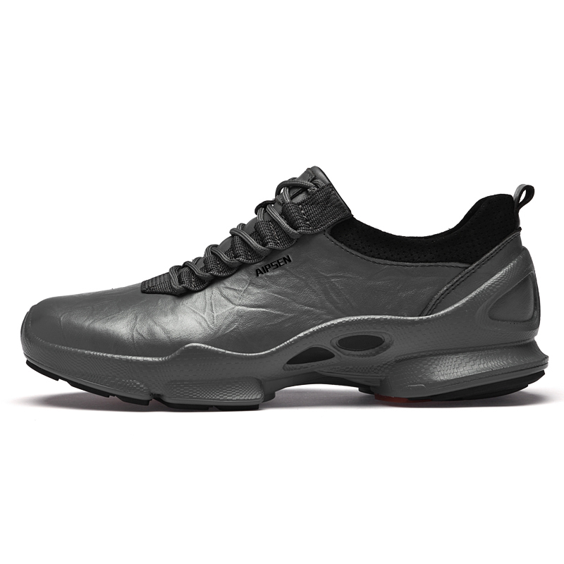 

AIPSEN Мужские повседневные кроссовки Low Top серые, цвет Gray