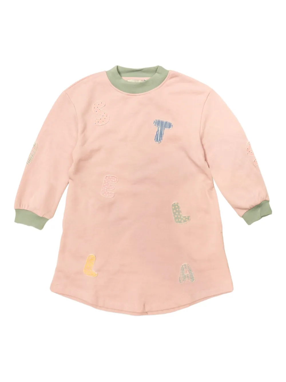 

Вышитое хлопковое платье Stella McCartney Kids, розовый