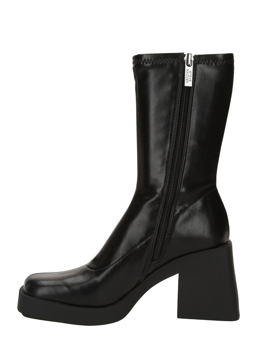 Ботинки женские Steve Madden Kloe высокие на каблуке, черный — фото 2