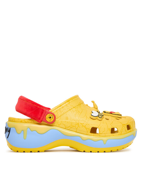 Пантолеты Disney Winnie The Pooh Classic Platform Clog 211092 Crocs, жёлтый