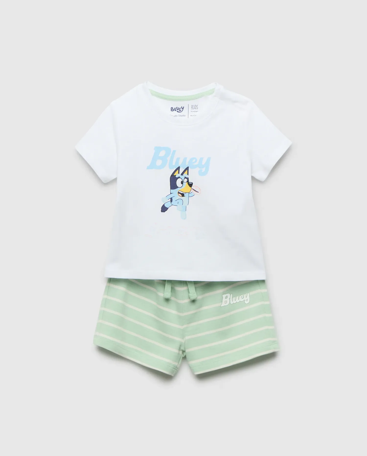 Комплект из 2 коротких детских вещей Baby El Corte Inglés, зеленый