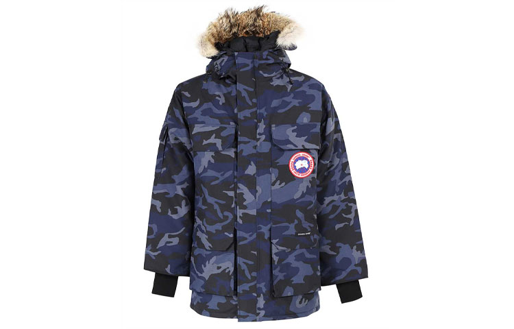 Canada Goose Экспедиционная куртка пуховая мужская синяя, Blue — фото 3